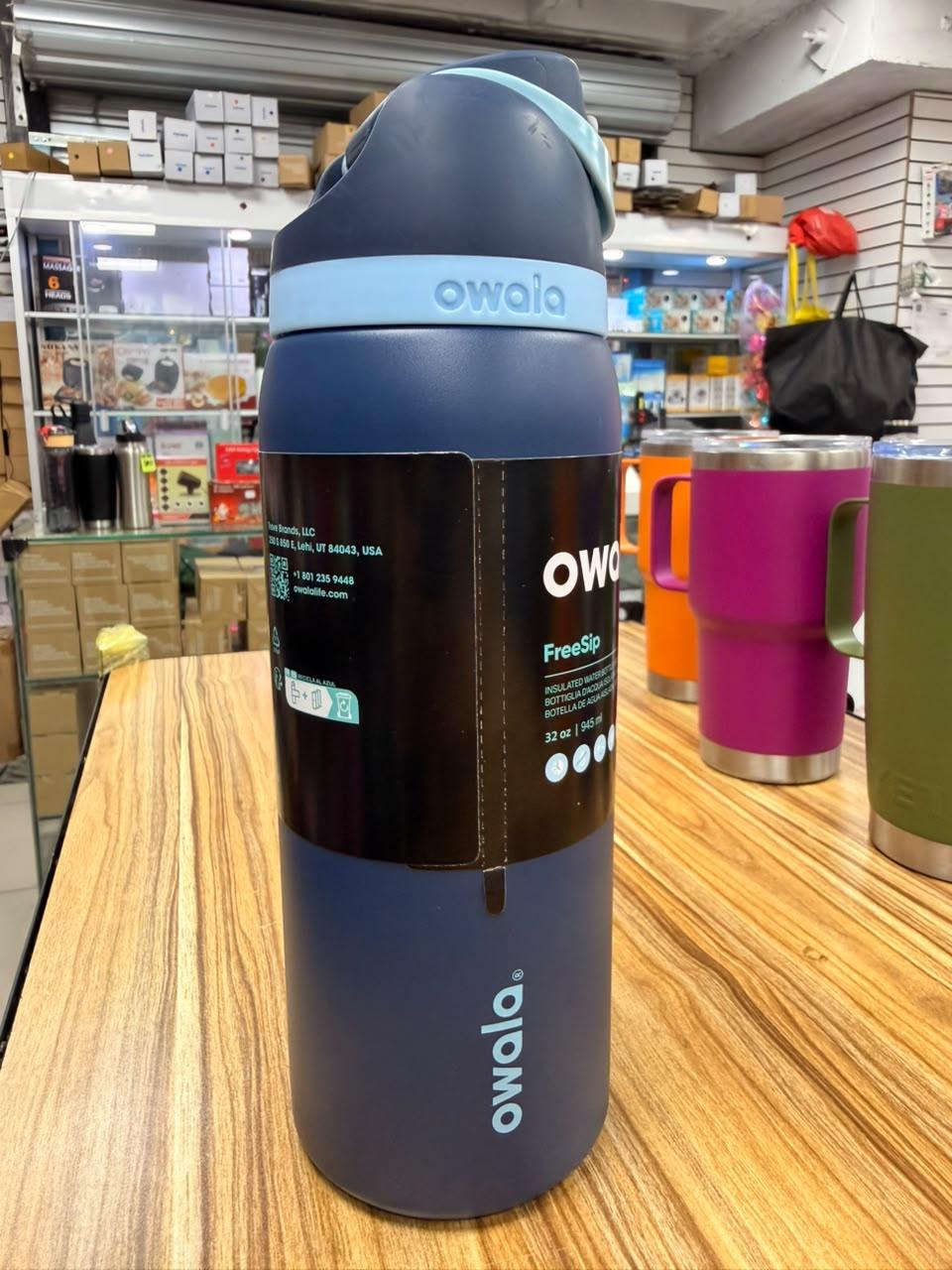 Owala FreeSip 32oz 946ml Termo Acero Inoxidable Popote