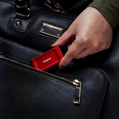 Ssd Externo Kingston Xs1000r 1tb Usb 3.2 Gen 2 Rojo