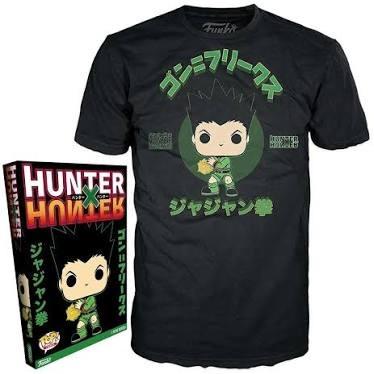 Playera Funko Pop Hunter X Hunter Gon Freecss Negra T-shirt