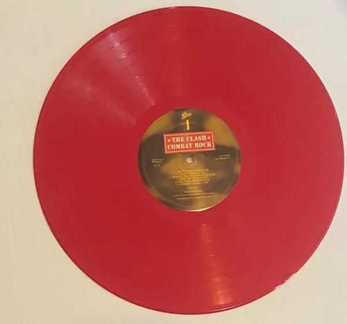 Vinyl The Clash Combat Rock Vinilo Color Rojo Lp Nuevo