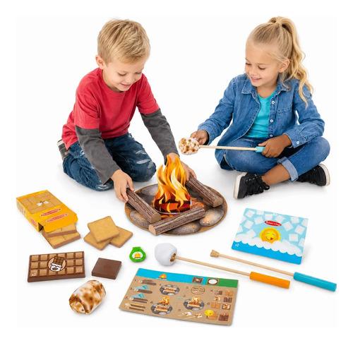 Melissa & Doug 6073953 Campfire S'mores Juego