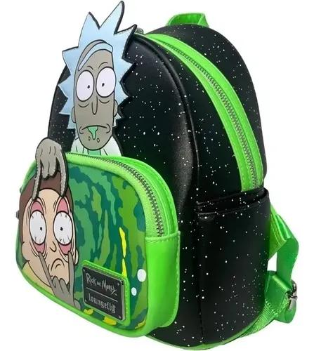 Mochila Pequeña Rick And Morty Original Genuina Loungefly