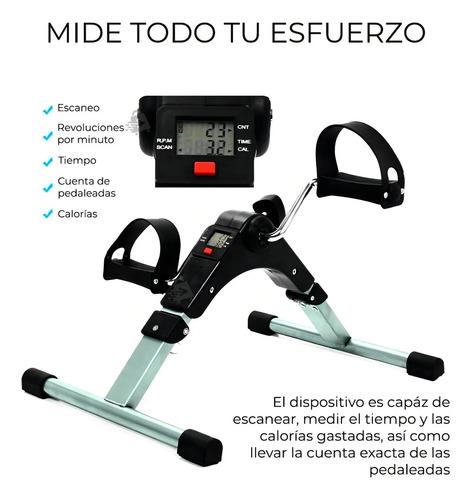 Bicicleta Terapeútica Pequeña Con Pedales Plegables Pedal Ejercitador Ele-gate Plegable Lcd Ajustable