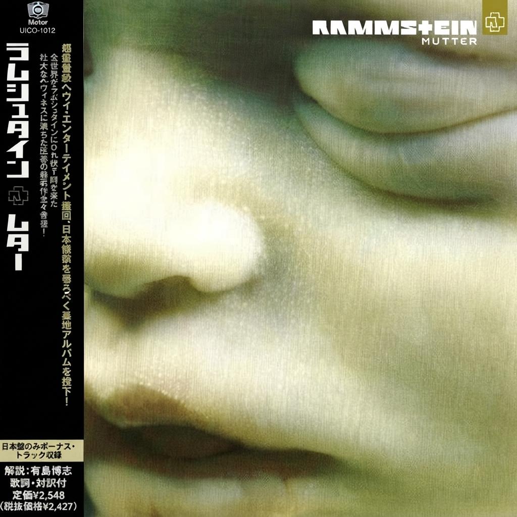 Rammstein - Mutter (CD, Álbum, Edición Especial Estética Japonesa con Obi)