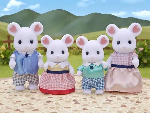Sylvanian Families Familia Raton Blanco Marshmallow Mouse 5308