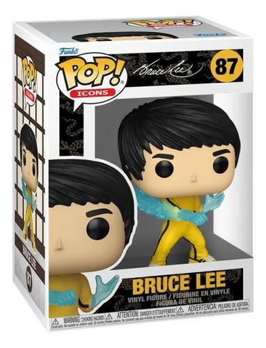 Figura Coleccionable Funko Pop Bruce Lee 87 Icons