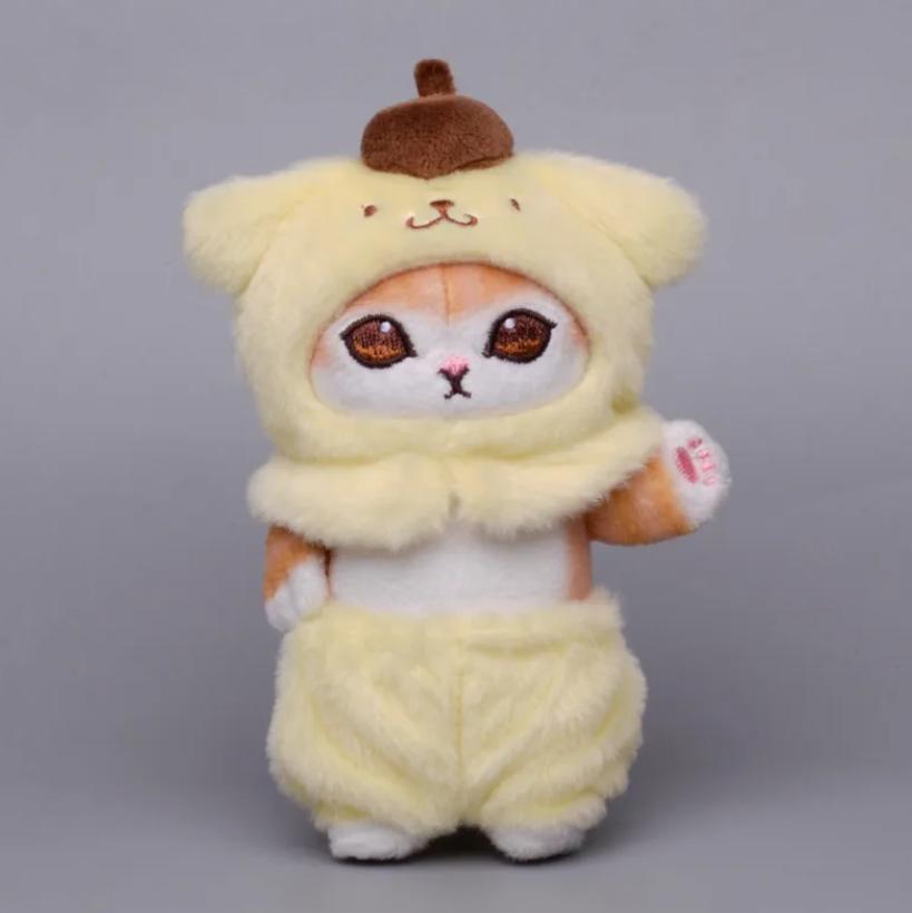 Peluche Gatito Pompompurin 18cm Kawaii Disfraz Tierno