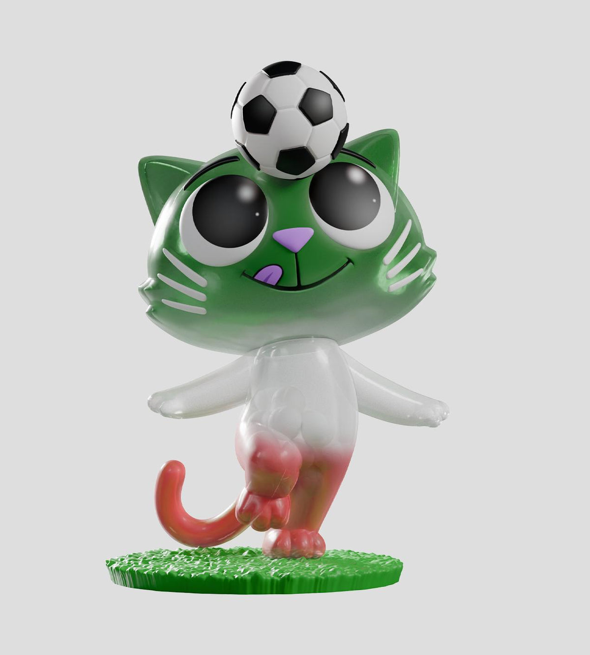 Figura de Colección Blind Box Catbeans Football Series (Kaleidos Creative / Caja Sorpresa)