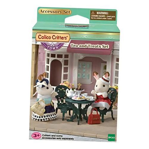 Set de Té y Golosinas Calico Critters Town con Accesorios Detallados