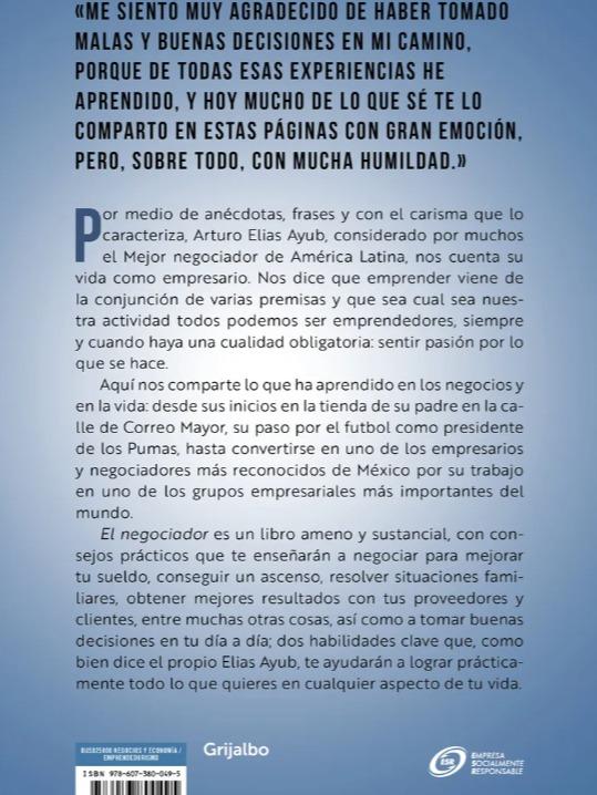El Negociador: Consejos Para Triunfar En La Vida Ayub, Artur