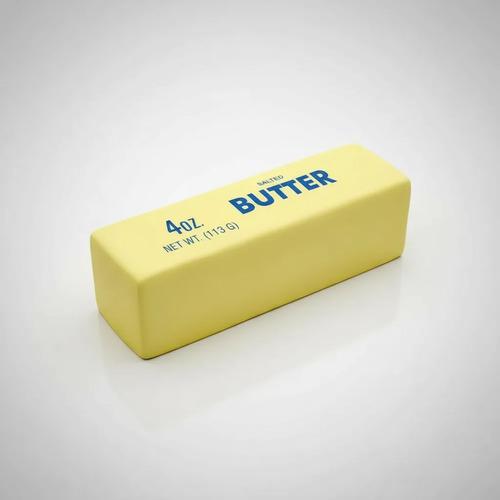 Juguete Antiestrés Squishy Barra De Mantequilla 4oz Suave