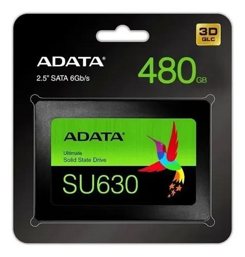 Ssd Adata Su630 480gb 2.5 Sata Iii 520/450 Mb/s Asu630ss-480