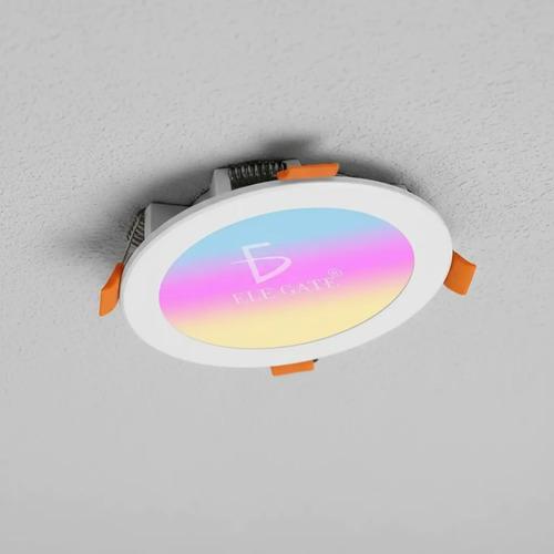 Lámpara Downlight Smart Led Rgb Empotrable Wifi Alexa Google