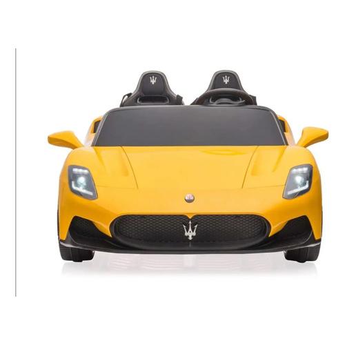 Montable Eléctrico Maserati 2 Niños Usb, Control, Mp3 Lujo