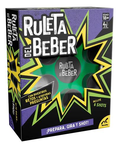 Novelty Ruleta Del Beber Juego De Mesa Para Adultos Con Retos Y Preguntas Incluye Vasos Y Tarjetas Juego Para Fiestas Y Reuniones Novelty