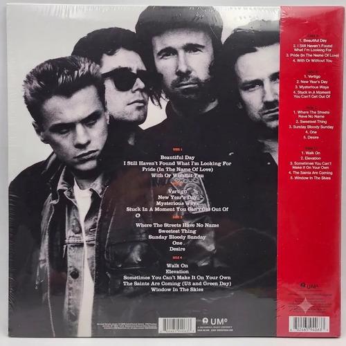Vinyl U2 18 Singles Vinilo Color Naranja Neon 2lp Nuevo