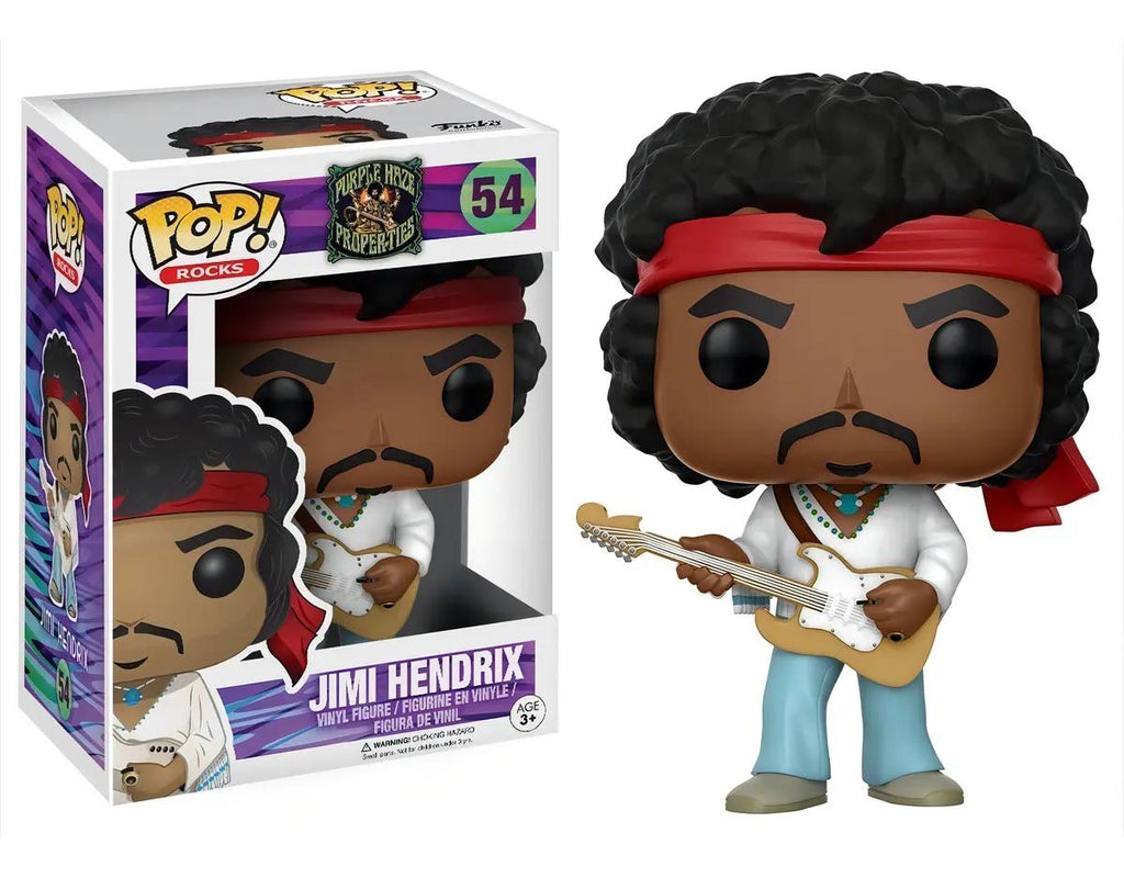 Figura Coleccionable Funko Pop! Rocks: Jimi Hendrix (Purple Haze) #54