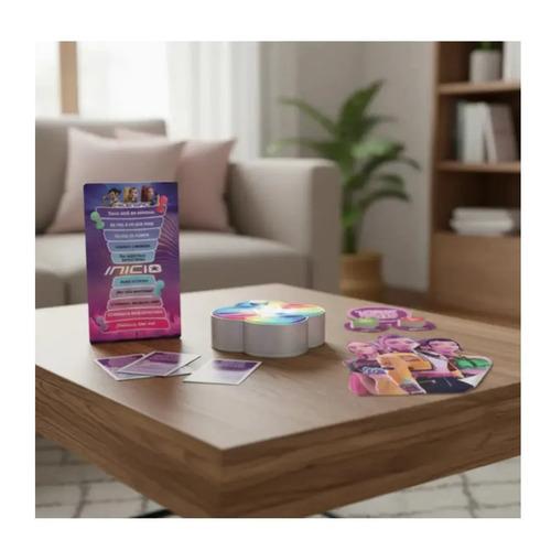 Juego de Mesa Las Guerreras K-Pop Demon Hunters Verdad o Reto Electrónico con Cartas y Dispositivo de Luz