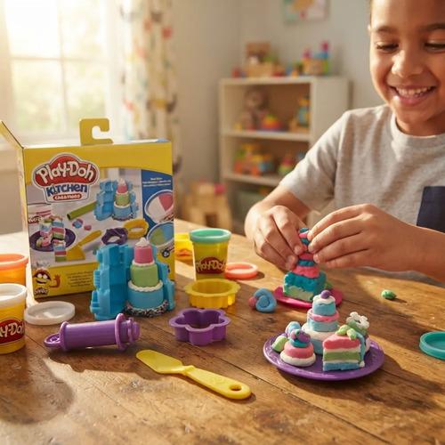 Set De Plastilina Play-doh Pasteleria Con Accesorios