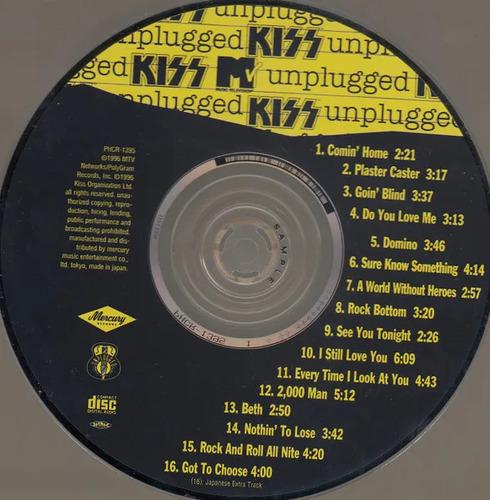 Cd Kiss Mtv Unplugged Japon Promo Obi Strip Mercury 1996