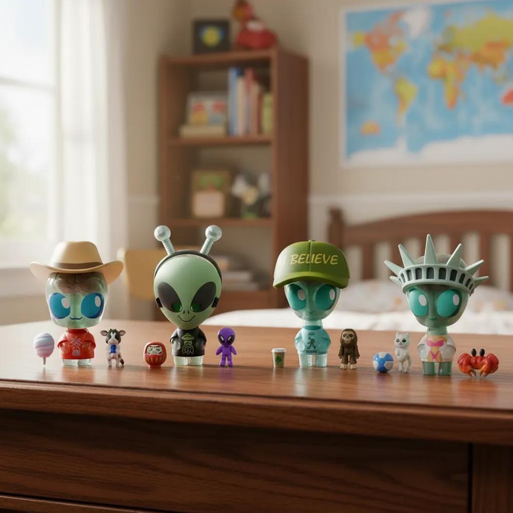 Kaleidos Creative Figura de Vinilo Abducted Marciano Blind Box