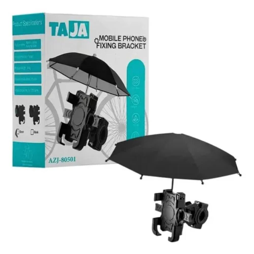 Soporte de Fijación para Teléfono Móvil Con Sombrilla para Lluvia Modelo AZJ-80501