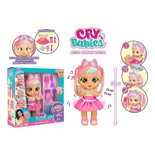 Cry Babies Muñeca Bella Rutina Matutina Bebes Llorones