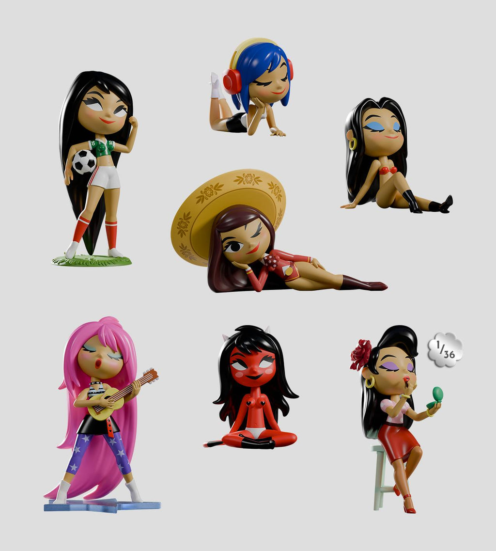Figura de Colección Blind Box Chikitas Series (Kaleidos Creative / Jorge R. Gutiérrez)