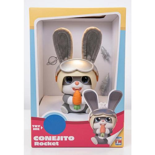 Muneco Conejo Aviador Casco Gafas Decoracion Auto Escritorio
