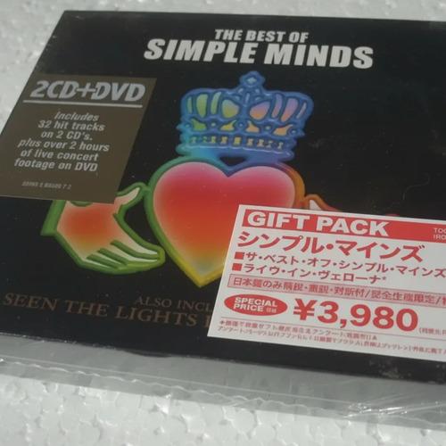 Simple Minds The Best Of Gift Pack 2 Cd + Dvd Original
