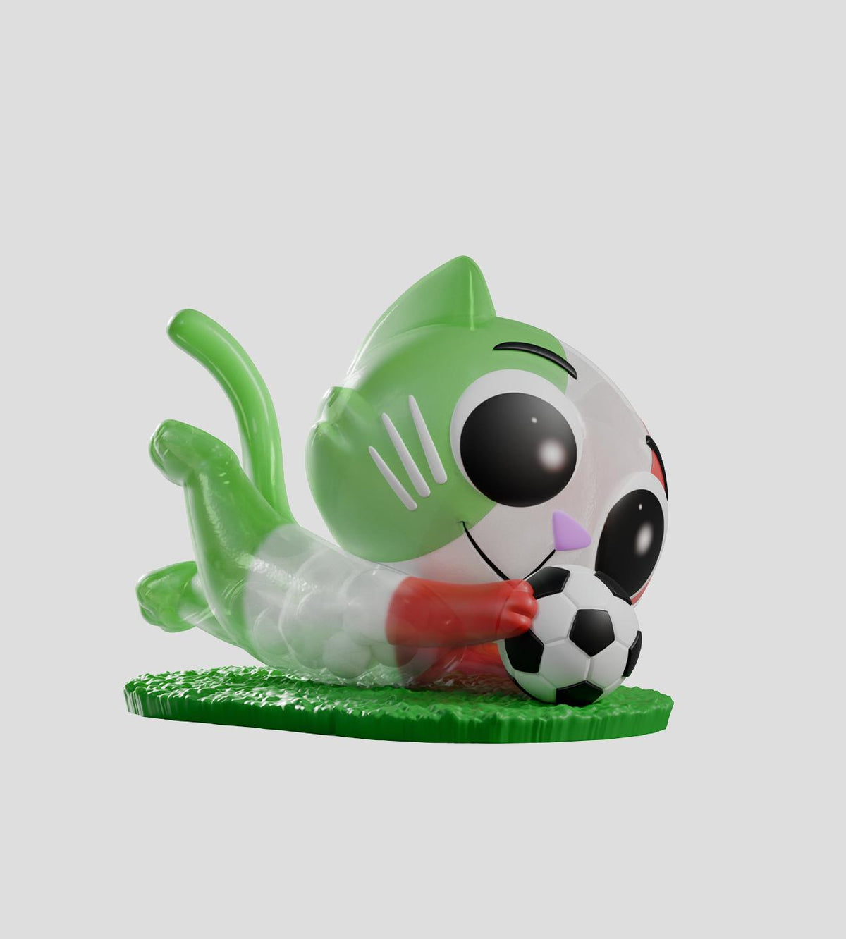 Figura de Colección Blind Box Catbeans Football Series (Kaleidos Creative / Caja Sorpresa)