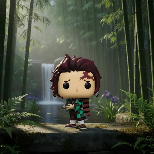 Figura Funko Pop Animation Demon Slayer Tanjiro With Crow 2213
