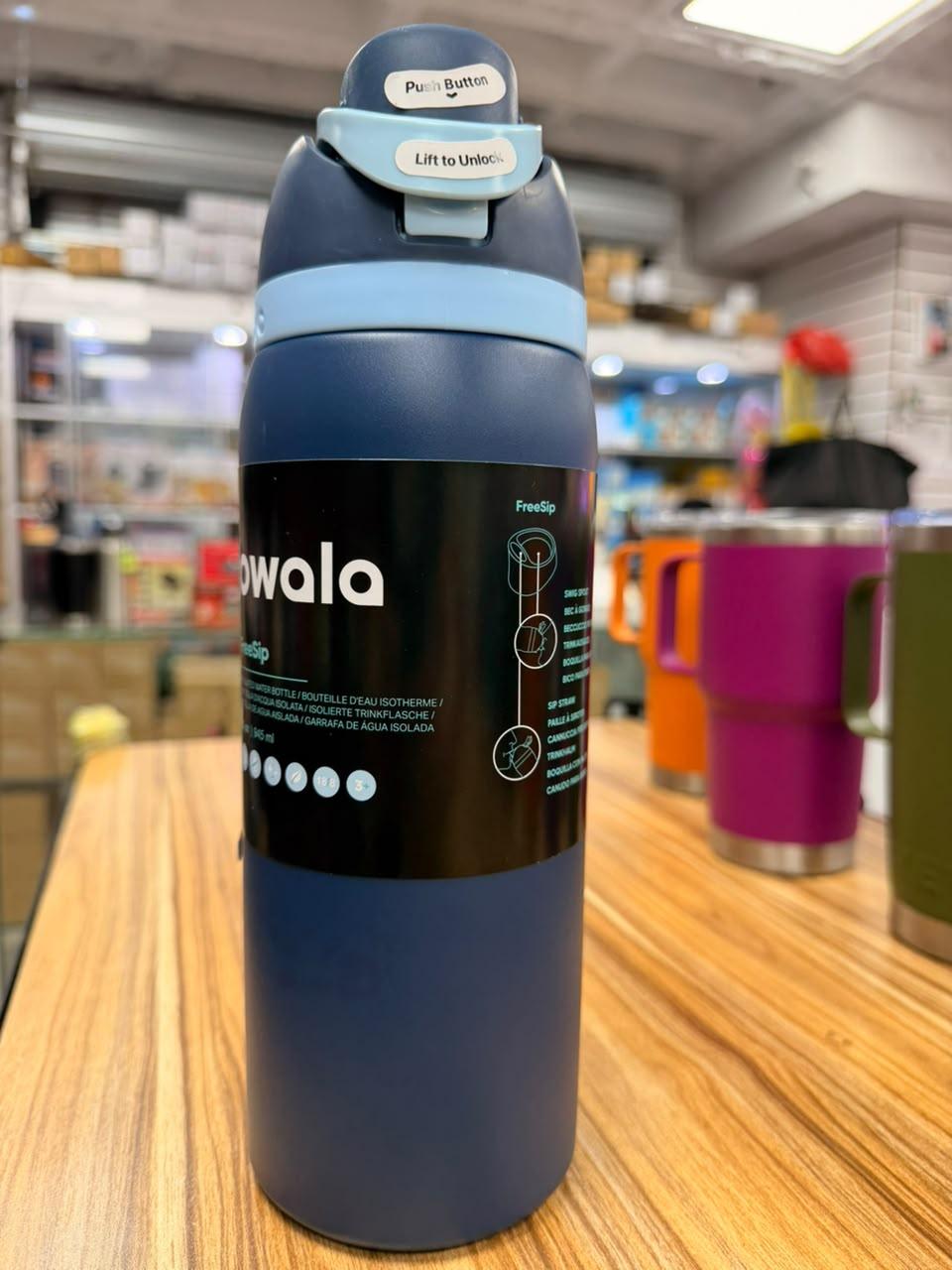 Owala FreeSip 32oz 946ml Termo Acero Inoxidable Popote