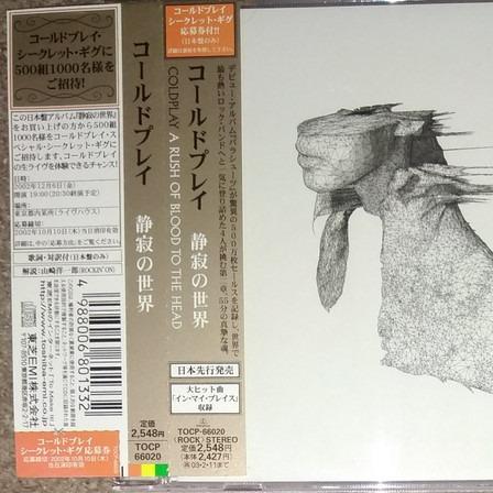 Disco Compacto CD Coldplay A Rush Of Blood To The Head Japon OBI Strip