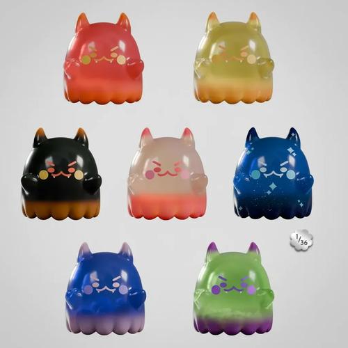 Kaleidos Creative Cute As Heck Figura de Vinilo Coleccionable - Figura Sorpresa Fantasmas Kawaii