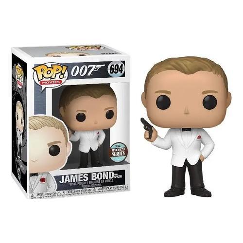 Figura Coleccionable Funko Pop James Bond White Tux 518 Gold