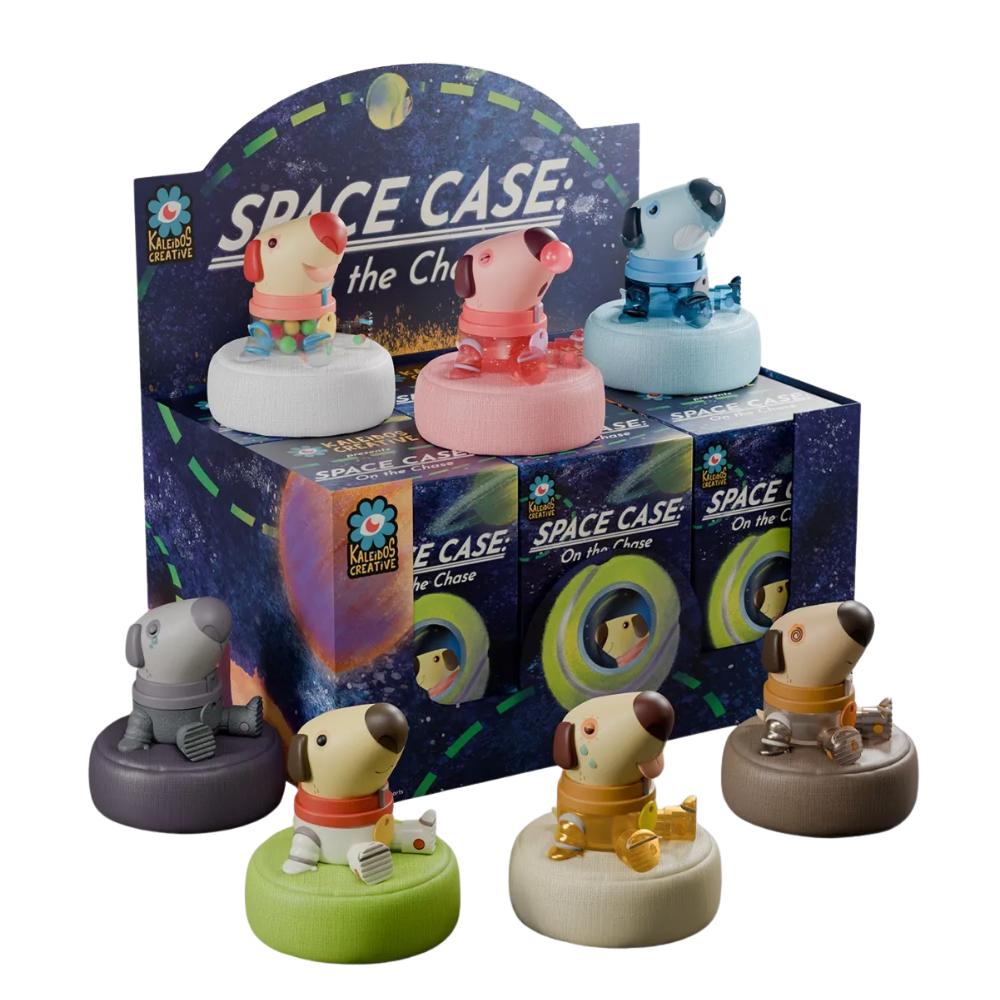 Kaleidos Creative Space Case Figura de Vinil Coleccionable. Figura sorpresa de Perrito Espacial
