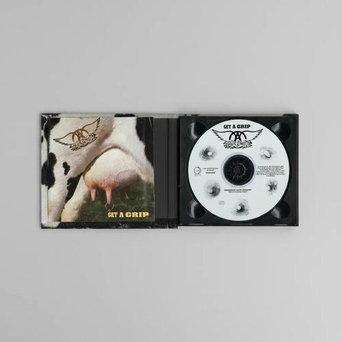 Cd Aerosmith Get A Grip Edicion Especial Piel Vaca