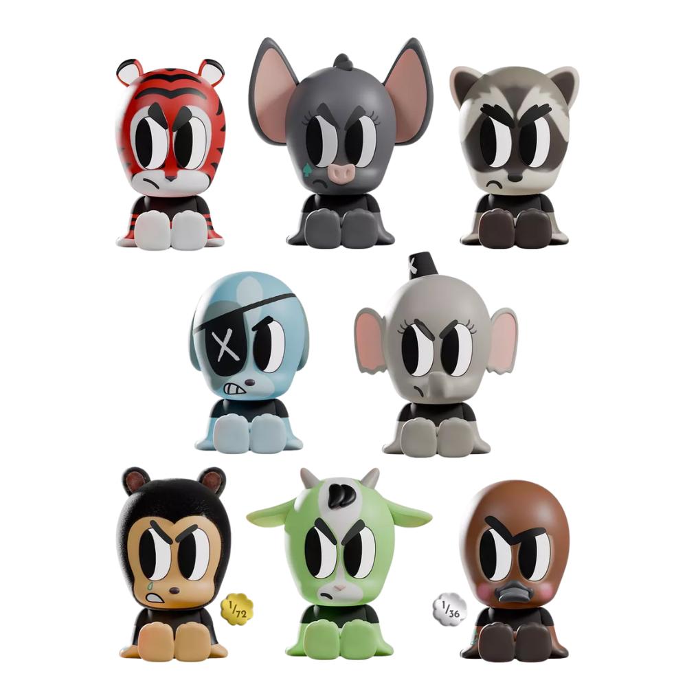 Kaleidos Creative Tiny Shiny Hineys BADASSES Figura de Vinil Coleccionables - Figura de animales kawaii