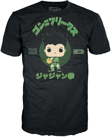 Playera Funko Pop Hunter X Hunter Gon Freecss Negra T-shirt