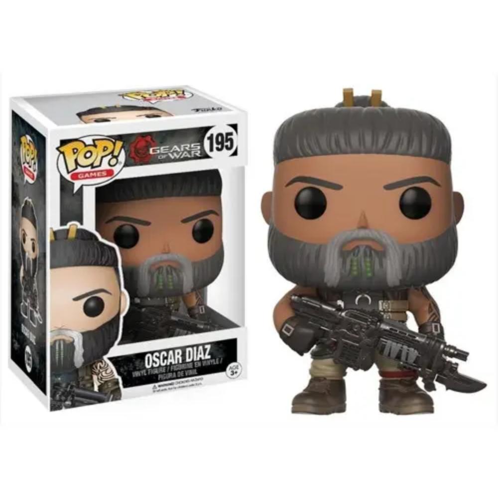Figura de Vinil Pop Oscar Diaz #195 Gears Of War Figura Coleccionable