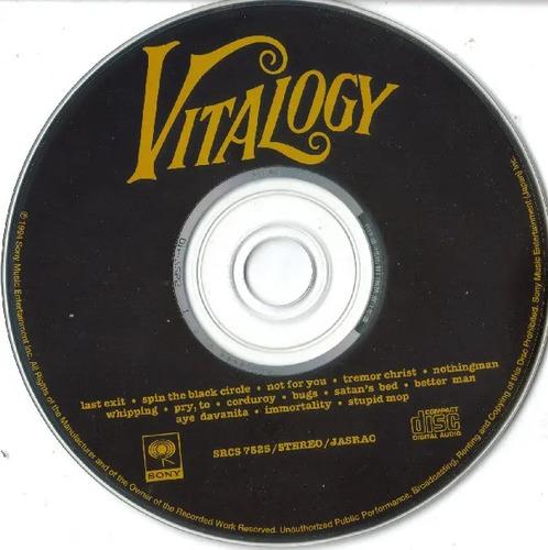 CD Pearl Jam Vitalogy Edicion Japon Obi Strip Nuevo Sellado