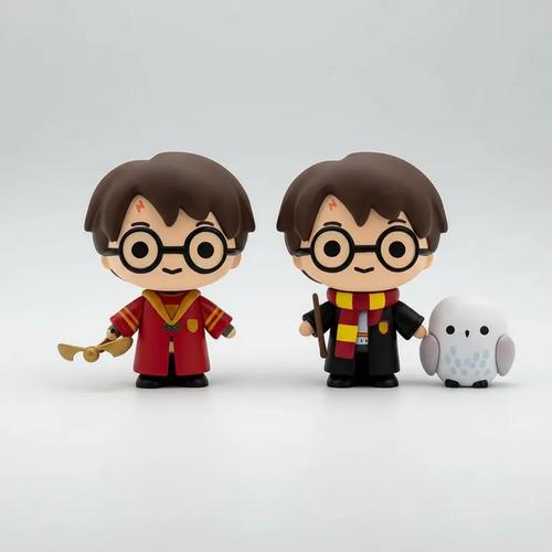 Set 2 Figuras Harry Potter Quidditch Y Hedwig Spin Master