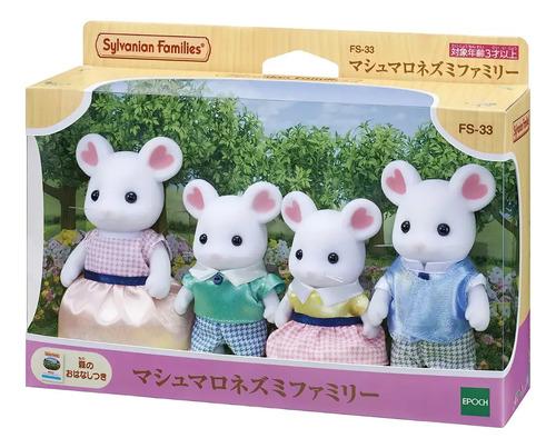 Sylvanian Families Familia Raton Blanco Marshmallow Mouse 5308