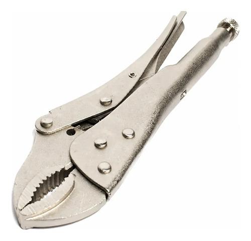Pinza De Presion Mordaza Curva De Acero Gj-373