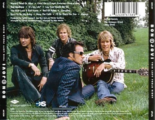 Bon Jovi This Left Feels Right Cd Album Acustico