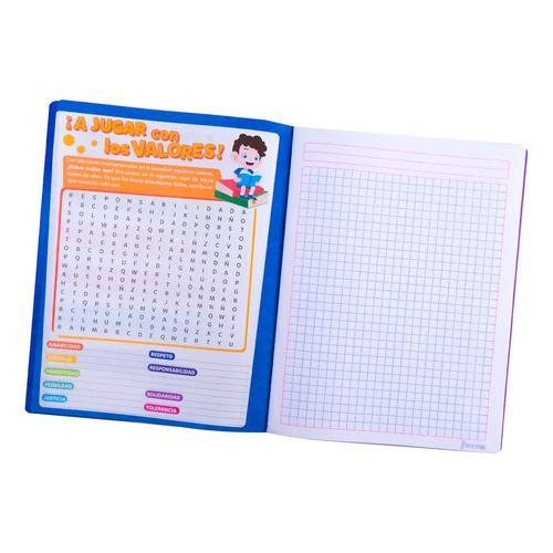 Cuadernos Norma Color  - 100 Hojas Cosidos Pack 6 Pasta Dura CUADRO CHICO