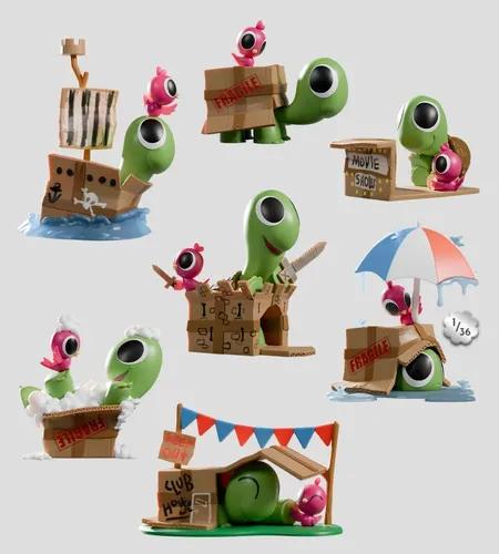 Figura de Colección Blind Box Box Turtle & Bird Series (Kaleidos Creative / Caja Sorpresa)