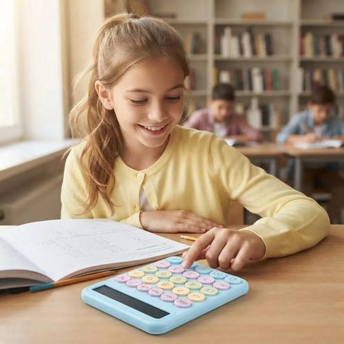 Calculadora De Escritorio Portatil Kawaii Pastel Botones