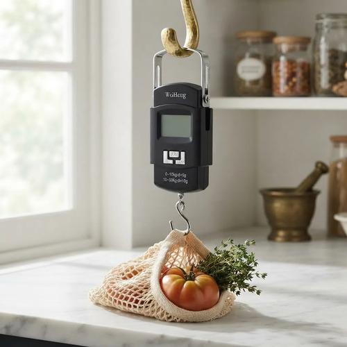 Balanza De Cocina Digital Colgante Portátil De Mano 50kg